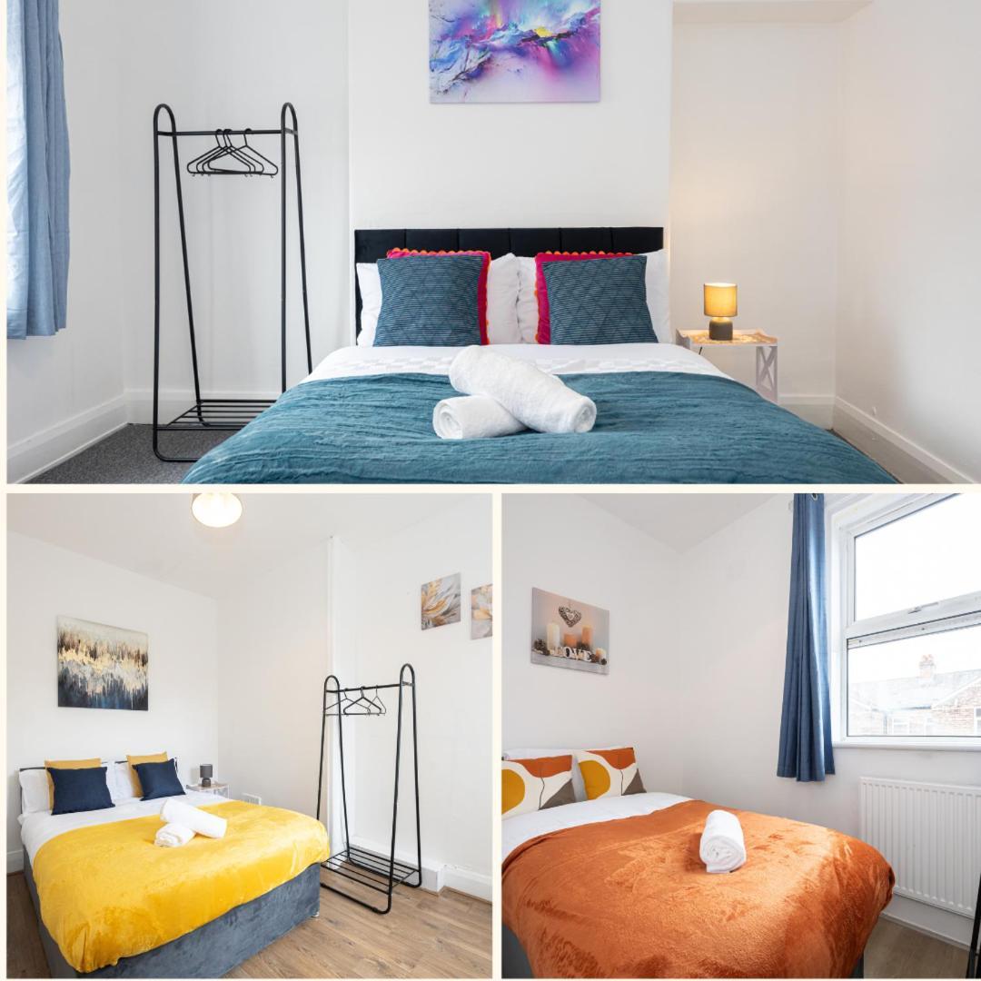 Bright & Modern 3 Bedroom Old Trafford Home Manchester Exterior foto